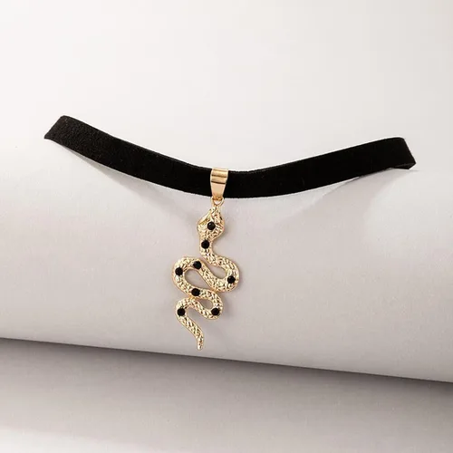 Vista 4 de Choice - Collar y pulsera de serpiente – Collar flexible con forma de serpiente – Joyas de serpiente para mujer