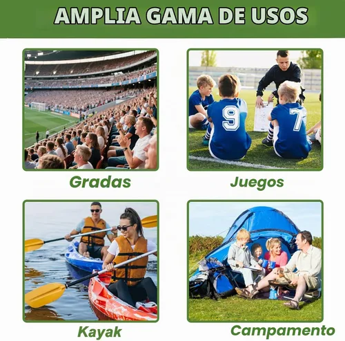 Vista 8 de Esme L&H Stadium Seat Cushions, 3D Mesh Fabric Bleacher Cushion, Portable Stadium Seat Cushion for Bleachers
