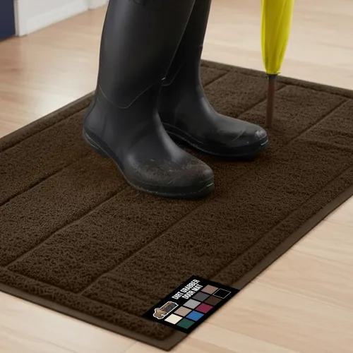 Vista 16 de GORILLA GRIP Dirt Grabber - Tapete de malla para puertas, de bajo perfil, resistente a manchas y decoloración, tiras de secado rápido resistentes