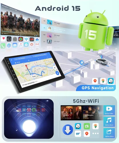 Vista 6 de [4G+64G] Android 15.0 Estéreo de coche para Honda Accord 8th 2008-2013 soporte inalámbrico Carplay/Android Auto con 10.1 pulgadas 1280 * 720P IPS