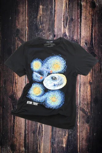 Vista 4 de Star Trek Enterprise Van Gough - Camiseta para hombre