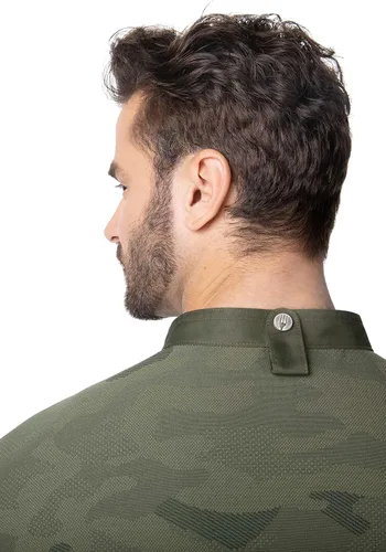 Vista 4 de Chef Works Abrigo de chef Mojave para hombre