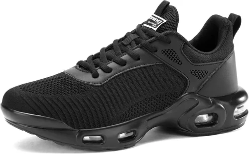 Vista 2 de Zapatillas deportivas de moda antideslizantes con cámara de aire para hombre, zapatos para correr, entrenamiento atlético, tenis y baloncesto
