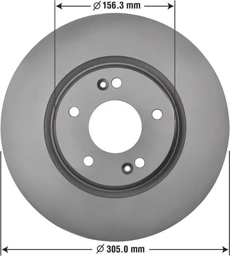 Vista 6 de Goodyear Frenos PRK3621F Kit de Frenos Delanteros Premium con Par (2) de Rotores de Freno Recubiertos AntiOx y Pastillas de Freno Cerámica