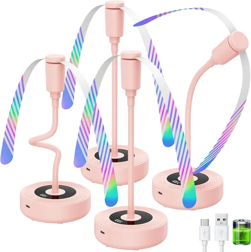 Vista 7 de TriPole Ventiladores de mosca para mesas, ventilador de alimentos recargable de 2000 mAh que dura 20 horas con pantalla LED, ventilador de mesa