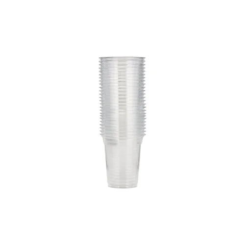 Vista 6 de Dixie - Vasos fríos de plástico PETE de 12 onzas, CPET12DX, 500 tazas, transparentes, 25 tazas por manga, 20 fundas por caja