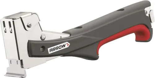 Vista 6 de Arrow HTX50 - Grapadora manual profesional para construcción y aislamiento, mango de agarre ergonómico, cargador de carga trasera de doble