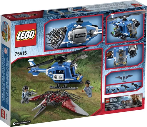 Vista 3 de Set de construcción de LEGO Jurassic World captura de Pteranodon75915