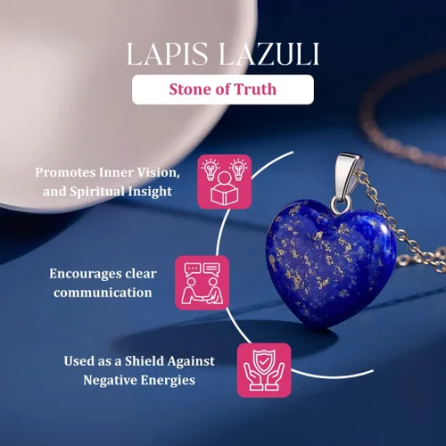 Vista 42 de Gempires Love - Collar con colgante de cristal de corazón para mujer, chapado en plata, cadena ajustable de 18 + 2 pulgadas
