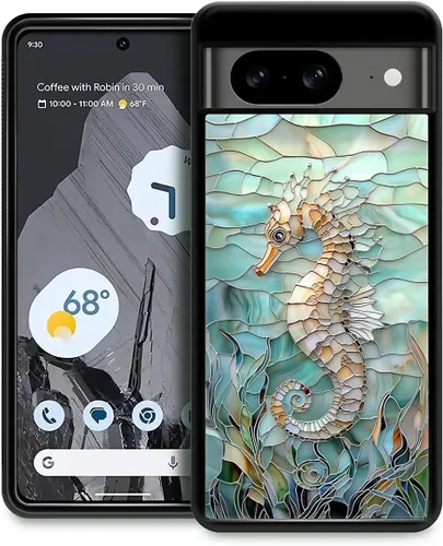 Vista 24 de Compatible con Google Pixel 4A 5G Mobile Case Creative Acrylic Back Panel Silicona Edge Case Slim Protección Especialmente para Google Pixel 4A 5G
