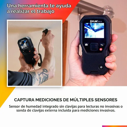 Vista 4 de FLIR MR160 - Higrómetro con imagen térmica - con IGM (Medición guiada por infrarrojos), con pin y sin pin