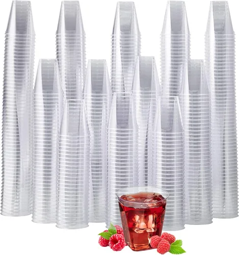 Vista 11 de JOLLY CHEF Paquete de 500 vasos de chupito de plástico de 1 oz, vasos de 1-transparente-500