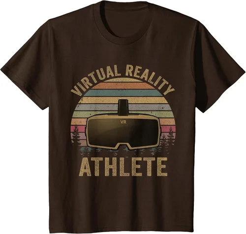 Vista 46 de Virtual Reality Athlete for VR Gamers Camiseta Asphalt Grey