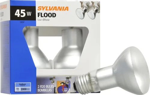 Vista 7 de Sylvania - Bombilla incandescente E26 Base de 45 W R20, 1 unidad Acabado reflector