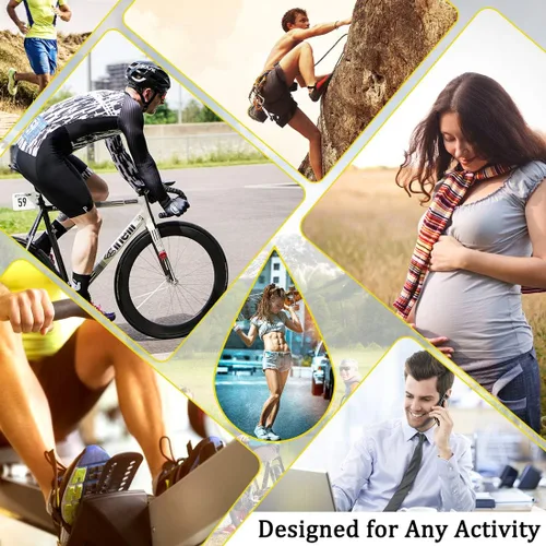 Vista 5 de QUXIANG Calcetines de compresión para mujeres y hombres, circulación, 367 pares de soporte de tobillo de 15-20 mmHg, lo mejor para correr, ciclismo