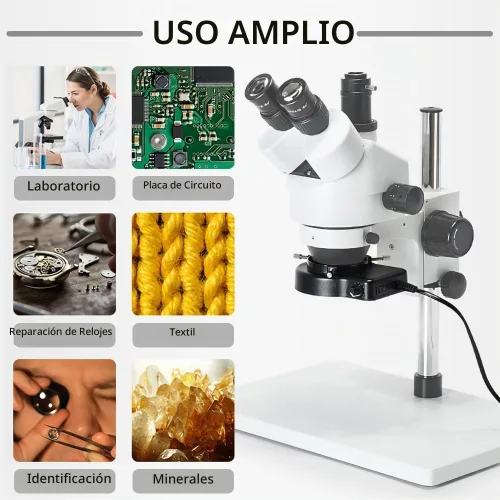 Vista 6 de Ajustable 144 LED perlas anillo luz iluminador lámpara para monocular binocular trinocular soldadura reparación estéreo microscopio cámara de vídeo