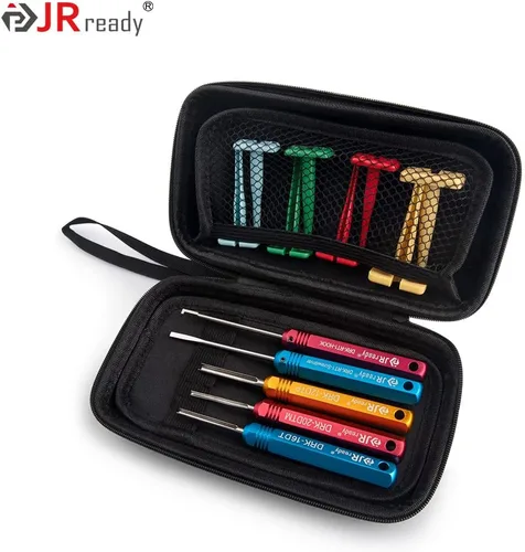 Vista 8 de JRready ST5236 - Herramienta de extracción de pines Deutsch para contactos sólidos/sellados 16#12#20# 10-22 AWG, kit de herramientas de extracción