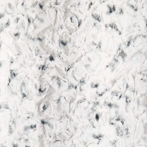 Vista 4 de Shannon Minky Luxe Cuddle Snowy Owl Aleación, tela por yarda