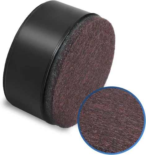 Vista 4 de Bonsicoky 4 elevadores de cama autoadhesivos para muebles, redondos, resistentes de acero al carbono, para mesa de sofá, añaden 1.2 pulgadas