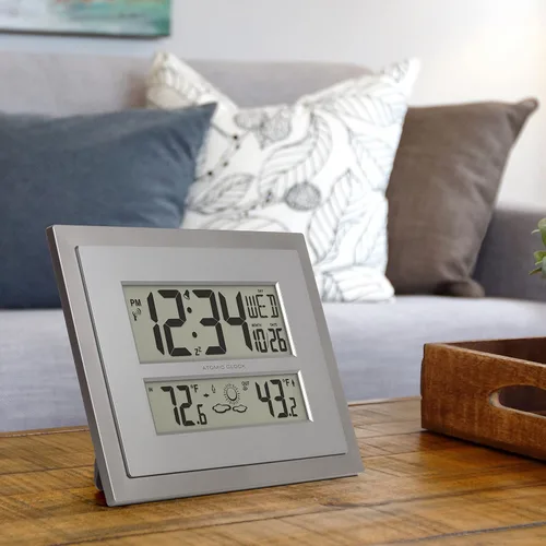 Vista 5 de La Crosse Technology Reloj atómico de pared/mesa (512-85937)
