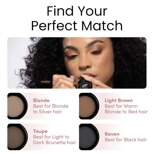 Vista 7 de Billion Dollar Brows Polvo para cejas en rubio – Logra cejas más llenas y esponjosas con cobertura que se puede construir, fórmula suave como