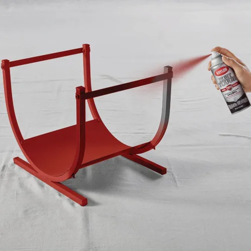 Vista 2 de Krylon Pintura de esmalte preventivo Rust Tough® con acabado transparente de 12 onzas