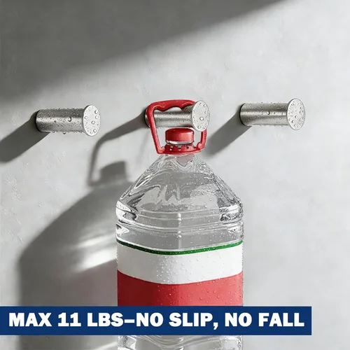 Vista 7 de NearMoon Ganchos para toallas, ganchos para abrigos, modernos ganchos decorativos para colgar sombreros en la pared, pinzas resistentes para colgar