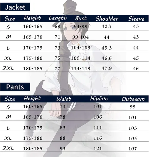 Vista 6 de Metesbonw Yuta Okkotsu Cosplay Shirt Yuta Cosplay Jujutsu Cosplay White School Halloween Outfit for Men