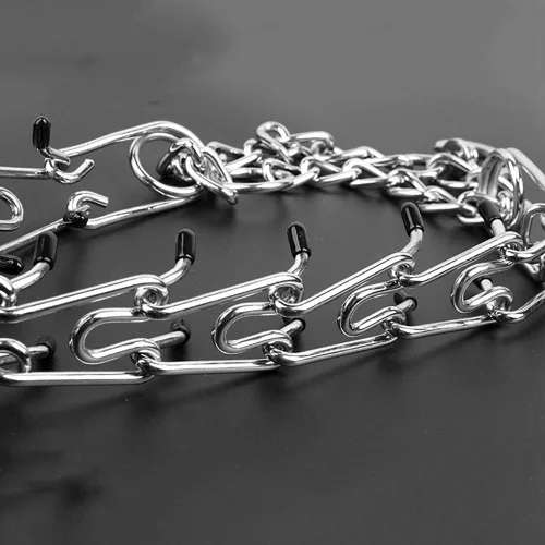 Vista 5 de Love Dream Collar de entrenamiento para perros, collar de metal para perro con puntas cómodas, collar de entrenamiento ajustable para mascotas