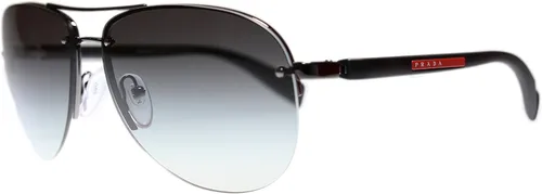 Vista 2 de Prada anteojos de sol Para Hombres ps56ms 5AV3M1GunmetalGris degradado lente Rectangular
