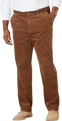 Vista 6 de KingSize Pantalones de pana con frente liso de seis columnas Negro
