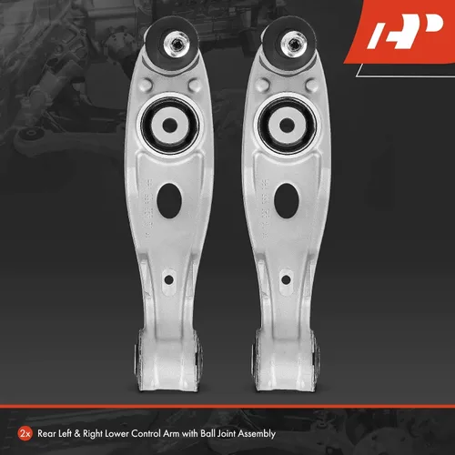 Vista 2 de A-Premium 2 brazos de control inferiores traseros, con rótula y buje Compatible con Porsche 911 1999-2013, Boxster 1997-2012, Cayman 2006-2012