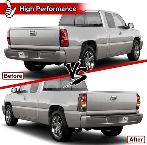 Vista 2 de Nixon Offroad Luces traseras para Chevy Silverado 1500 2500 3500 1999-2006 / GMC Sierra 1500 2500 3500 1999-2002 Luces traseras LED de repuesto