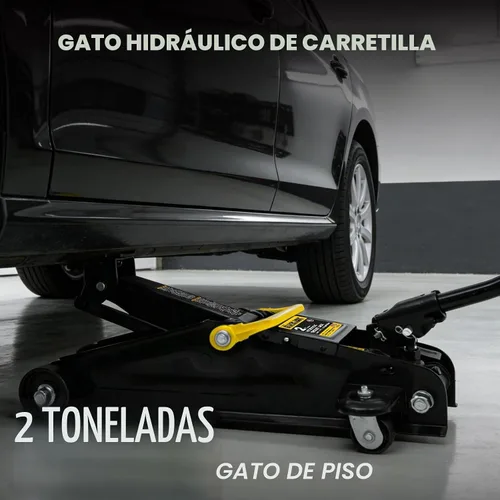 Vista 6 de Torin Gato hidráulico de piso de 2 toneladas, 4000 libras de capacidad, gato de servicio de carro de bajo perfil con rango de elevación de 5.2 a