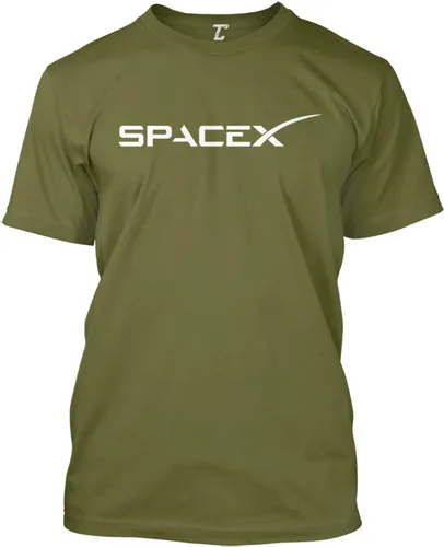 Vista 19 de Tcombo SpaceX - Camiseta para hombre Outer Space Negro