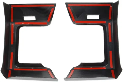 Vista 6 de Cubierta de salida de CA de ventilación de aire lateral de fibra de carbono para Nissan Pathfinder 2022-2026