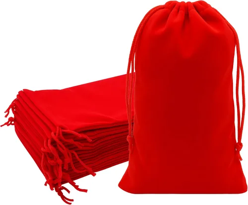 Vista 69 de Mandala Crafts Bolsas de terciopelo negro con cordón de 14 x 14 pulgadas, 10 bolsas grandes de terciopelo con cordón a granel para regalos de fiesta