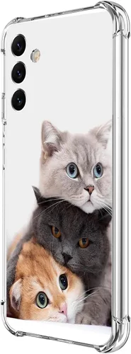 Vista 26 de Funda para Galaxy A54, hermosa protección contra caídas de flores rosas, a prueba de golpes, carcasa protectora de cuerpo completo resistente a