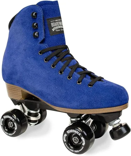 Vista 9 de Sure-Grip Boardwalk - Patines de ruedas unisex para exteriores con botas de cuero retro y ruedas 82A