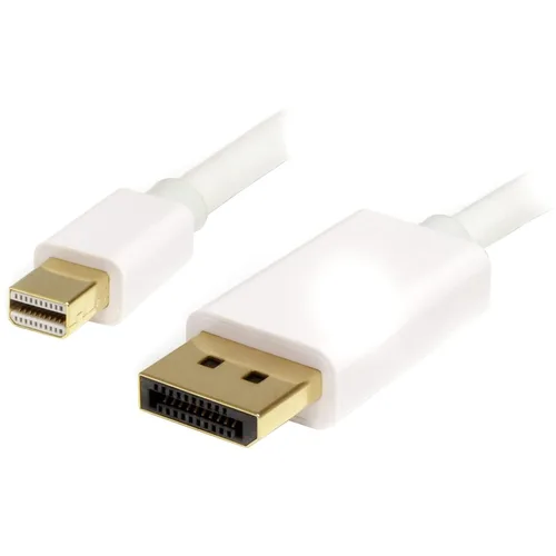 Vista 6 de StarTech - Cable Mini DisplayPort a DisplayPort 1.2 de 3 pies (MDP2DPMM1MW)
