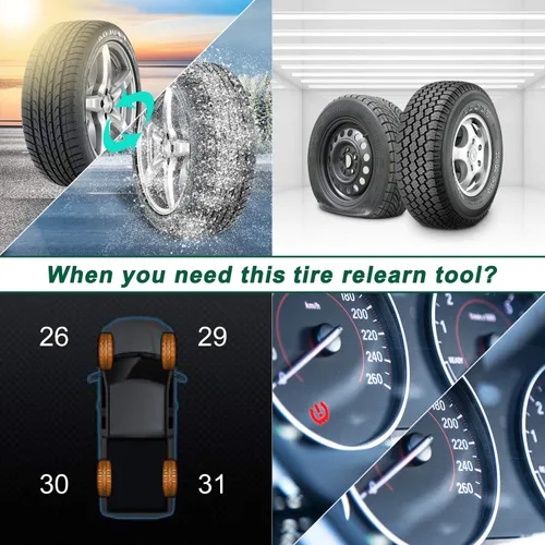 Vista 4 de JDIAG Herramienta de Sensor TPMS, Herramienta de Reaprendizaje TPMS para F150 Sensor de Reseteo Automático de TPMS Programación de Herramientas