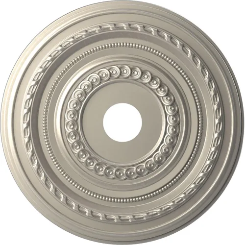 Vista 13 de Ekena Millwork CMP10CO Cole Medallón de techo de PVC termoformado (se adapta a toldos de hasta 4 1/4"), 10 "OD x 3 1/2" ID x 3/4" P