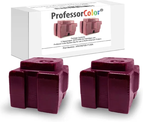 Vista 8 de La tinta ColorQube 8570 o ColorQube 8580 reemplaza 108R00926 108R00927 108R00928 108R00930 (10 tintas OEM reenvasadas), el paquete incluye llave