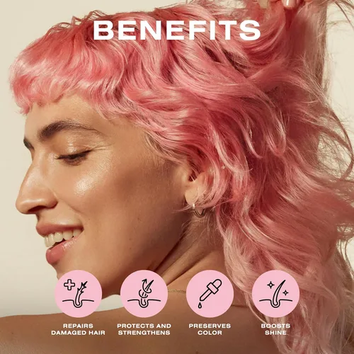 Vista 3 de Ceremonia Champú Guava Color Protect & Damage Repair Restaura el cabello y aumenta el brillo con aloe vera Protege el cabello de los rayos UV