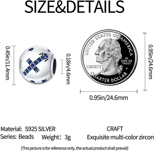 Vista 33 de Pandach 12 dijes de cumpleaños con signo del zodiaco de plata de ley 925 con piedra natal para mujer, pulsera, collar, pulsera, regalo para mujeres