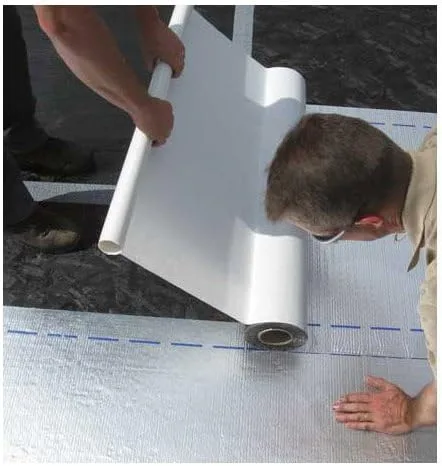 Vista 4 de MFM Peel & Seal - Rollo autoadhesivo para techos (1, 6 pulgadas, aluminio)