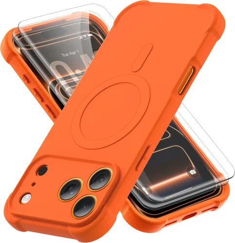 Vista 64 de ORETECH Funda para iPhone 11, con [2 protectores de pantalla de vidrio templado] [prueba de caídas de grado militar de 10 pies]