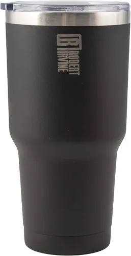 Vista 13 de Robert Irvine - Vaso térmico para vino negro de 12 onzas, juego de 2