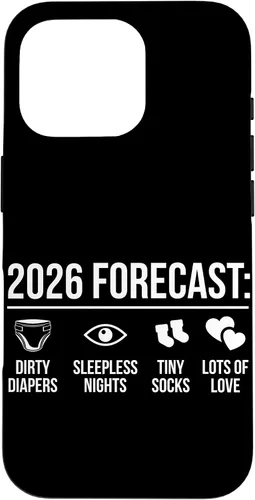 Vista 20 de Funny New Parents Future Mom Dad to Be 2026 Expecting Couple Case for iPhone 17