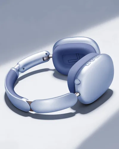 Vista 2 de Wentronic Y02 Auriculares inalámbricos con cancelación activa de ruido Azul